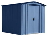 Arrow Classic Galvanized Steel Storage Shed, Blue Grey, 6-ft x 7-ft image 3