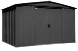 Arrow Classic Galvanized Steel Storage Shed, Charcoal, 10-ft x 8-ft image 4