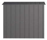Arrow Classic Galvanized Steel Storage Shed, Charcoal, 6-ft x 7-ft image 7