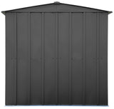Arrow Classic Galvanized Steel Storage Shed, Charcoal, 6-ft x 7-ft image 8