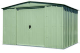 Arrow Classic Galvanized Steel Storage Shed, Sage Green, 10-ft x 8-ft image 3