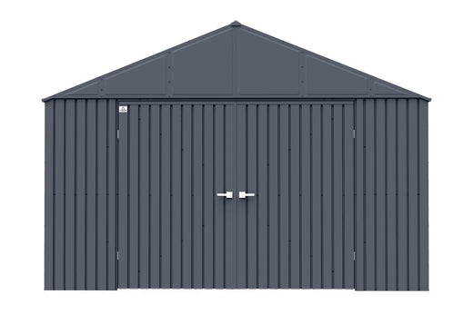 Arrow Elite 12x16-ft Anthracite Corrosion-Resistant Steel Storage Shed
