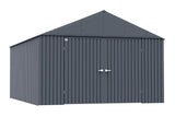 Arrow Elite 12x16-ft Anthracite Corrosion-Resistant Steel Storage Shed image 3