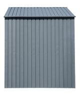 Arrow Elite Steel Storage Shed, Anthracite, 8-ft x 6-ft image 4