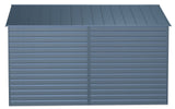 Arrow Select Galvanized Steel Storage Shed, Blue Grey, 10-ft x 12-ft image 6
