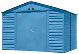 Arrow Select Galvanized Steel Storage Shed, Blue Grey, 10-ft x 8-ft image 4