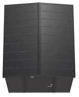Arrow Select Galvanized Steel Storage Shed, Charcoal, 6-ft x 7-ft image 5