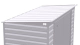 Arrow Select Galvanized Steel Storage Shed, Flute Grey, 10-ft x 4-ft image 8