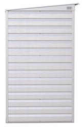 Arrow Select Galvanized Steel Storage Shed, Flute Grey, 6-ft x 4-ft image 7