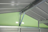 Arrow Select Galvanized Steel Storage Shed, Sage Green, 10-ft x 8-ft image 7