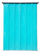 Arrow Spacemaker Patio Steel Storage Shed, Teal, 4-ft x 3-ft image 8