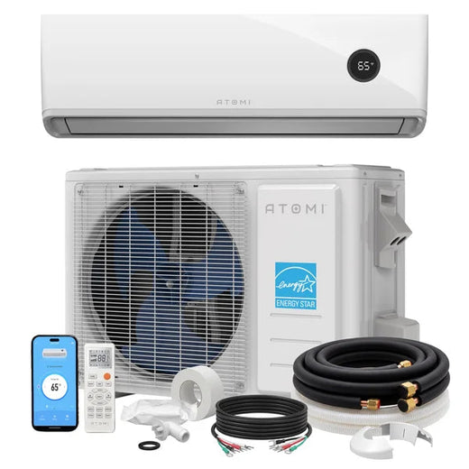 Atomi Tempestas Mini-split Smart Air Conditioner + Heater for Home Use