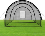 Baseball Batting Cage Net Batting Cages for Backyard Portable Baseball and Softball Batting Cages with Pitching Machine Hole and Detachable...