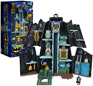 Batman, Bat-tech Batcave, Giant Transforming Playset with Exclusive 4 Batman Figure and Accessories for Kids and Family