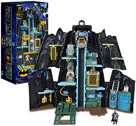 Batman, Bat-tech Batcave, Giant Transforming Playset with Exclusive 4 Batman Figure and Accessories for Kids and Family