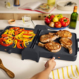 bella 12"x24" XL Fold and Store Griddle view 5