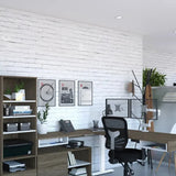 Bestar Viva L-shaped Height-adjustable Workstation for Home Office image 4