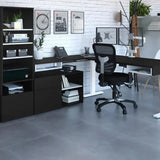 Bestar Viva L-shaped Height-adjustable Workstation for Home Office image 5