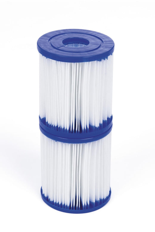 Bestway 58168 Type I Replacement Swimming Pool Filter Cartridges, 2-pk