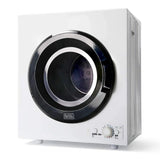 Black Decker 3.5 Cu. Ft. Portable Dryer – White Black for Home Use