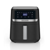 Black & Decker 8-in-1 Digital Air Fryer with Non-Stick Cooking Basket, 6-qt