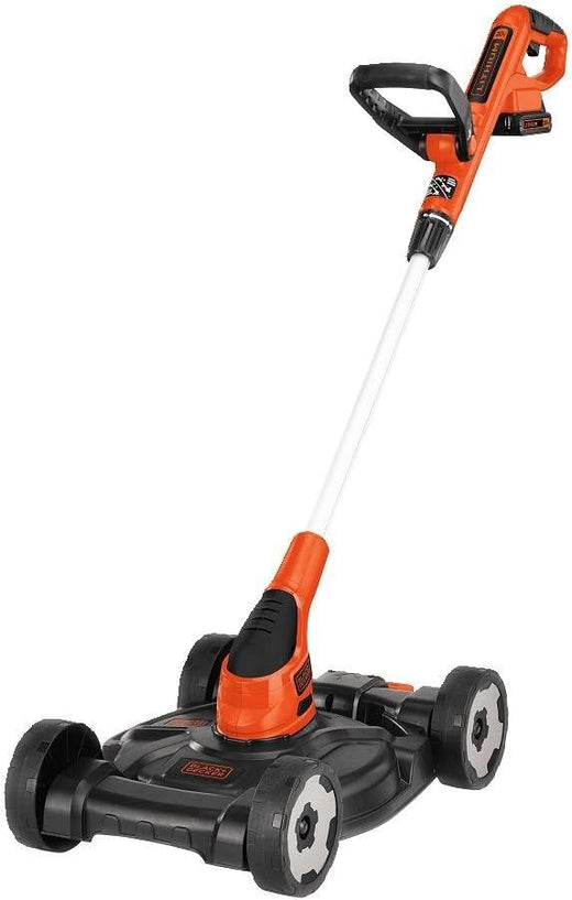 Black Decker Combination String Trimmer, Lawn Mower, and Edger, Cordless 3-in-1 for Outdoor Spaces
