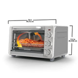 Black & Decker Crisp 'N bake 6-Slice Air Fryer Toaster Oven, Stainless Steel, 5 Cooking Functions image 4