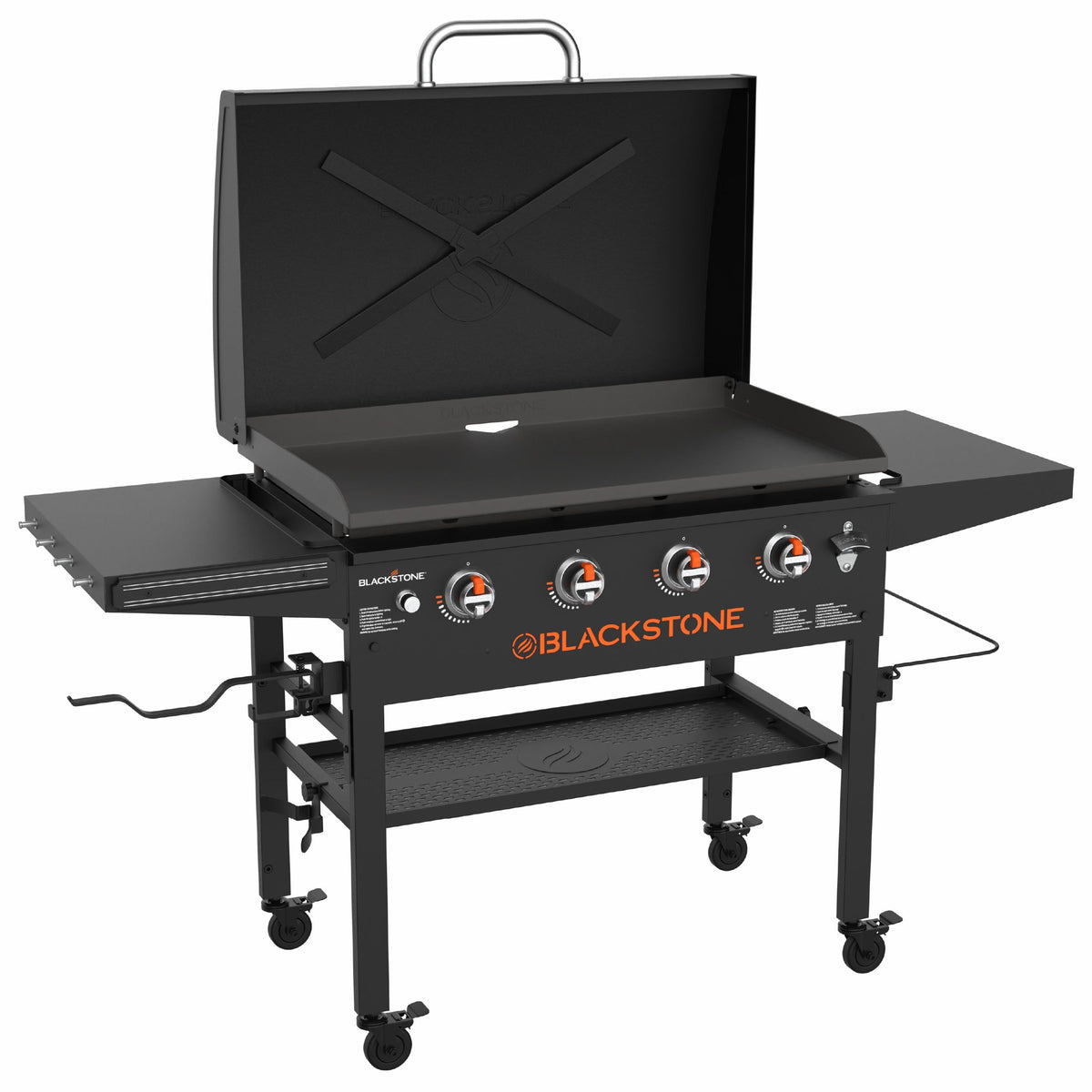 Blackstone 4-Burner LP Gas Portable Griddle with Lid, 36-in