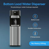 Bottom Loading Water Cooler Dispenser for 5 Gallon Bottles - 3 Temperatures with Hot, Room & Cold Spouts, Child Safety Lock, LED Display with... image 3