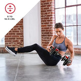 Bowflex Selecttech 552 Adjustable Dumbbells Pair, 5-52.5 Lbs, Space-saving Home Gym Equipment image 4