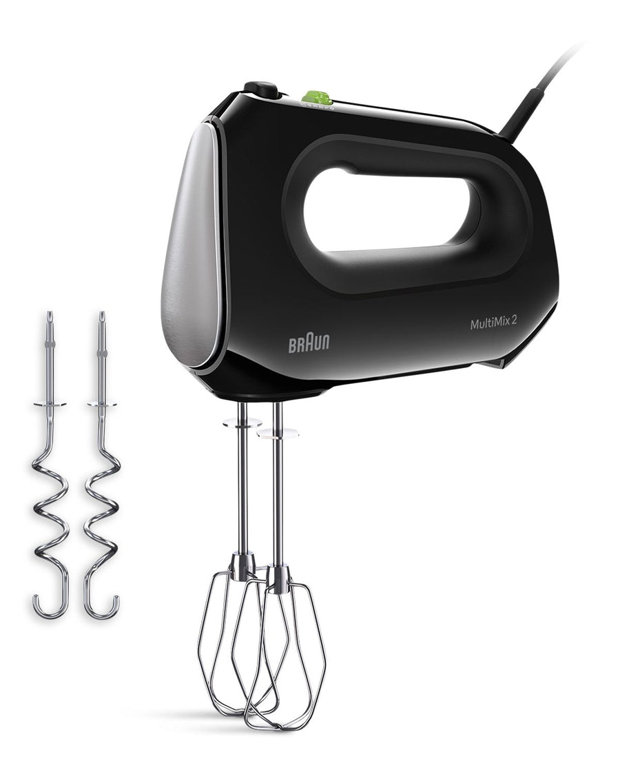 Braun MultiMix 2 5-Speed Hand Mixer, Includes MultiWhisk Beater, 250W, Black