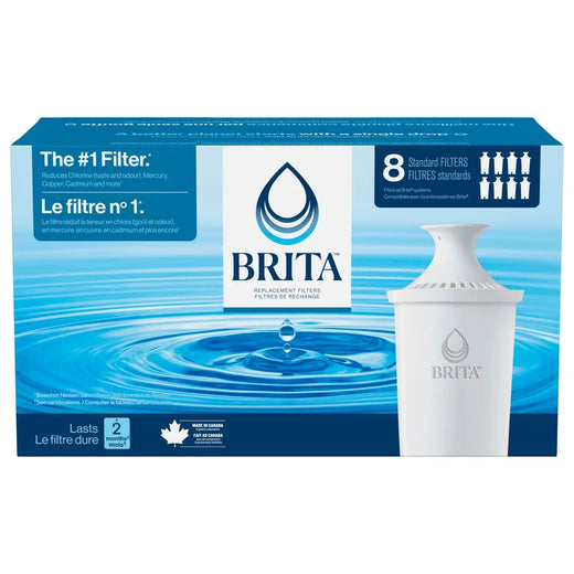 Brita Replacement Filters, 8 Pack