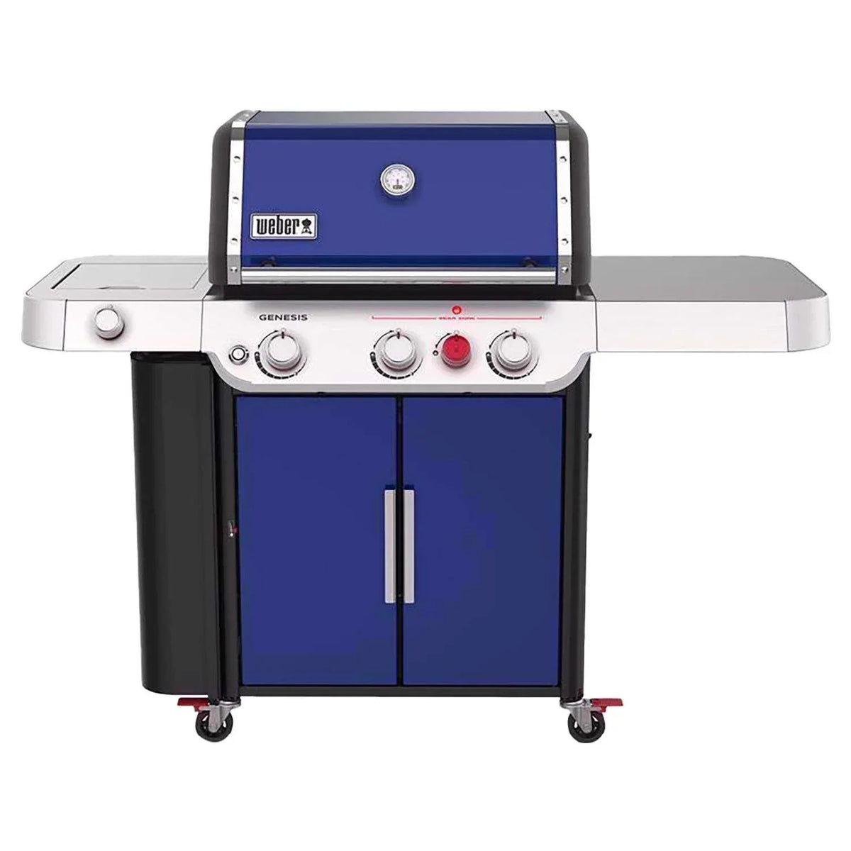 Burner Liquid Propane Grill Deep Ocean Blue for Outdoor Spaces