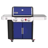 Burner Liquid Propane Grill Deep Ocean Blue for Outdoor Spaces