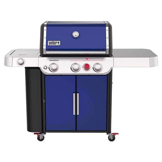 Burner Liquid Propane Grill Deep Ocean Blue for Outdoor Spaces
