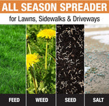 Buyers Products Grounds Keeper Commercial Walk Behind Push Spreader, 100lb Capacity, for Salt, Ice & Snow Melt, Included Grate & Cover with... image 3