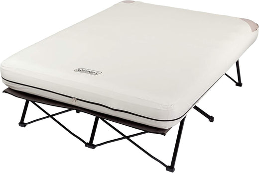 Camping Bed, Inflatable Mattress and Air Pump Set | Foldable Camping Bed and Inflatable Bed, Equipped with Side Table and Battery-powered Air...
