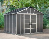 CANOPIA Multi-Function Polycarbonate Yukon Shed, 11x9-ft image 7