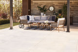 CANVAS Baffin All-Weather Wicker Outdoor/Patio Conversation Set with Custom Fit Cover image 8
