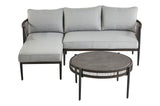 CANVAS Brooks Outdoor Patio Sectional Set, 3-pc, Water/Stain/Fade-Resistant Cushions image 2