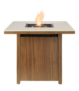 CANVAS Clarke LP Gas Outdoor Fire Table, 40,000 BTUs, 30-in, Brown image 6