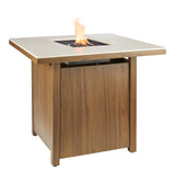 CANVAS Clarke LP Gas Outdoor Fire Table, 40,000 BTUs, 30-in, Brown image 7