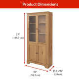 Canvas Donevan Multi-Purpose Cabinet, Oak image 3