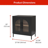 Canvas Hinton Cabinet, Black image 3
