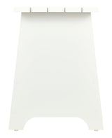 Canvas Kya Wooden Entryway Bench with Storage Rack, White image 3