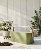CANVAS Metal Gardening Storage Container, Iron, Green image 4