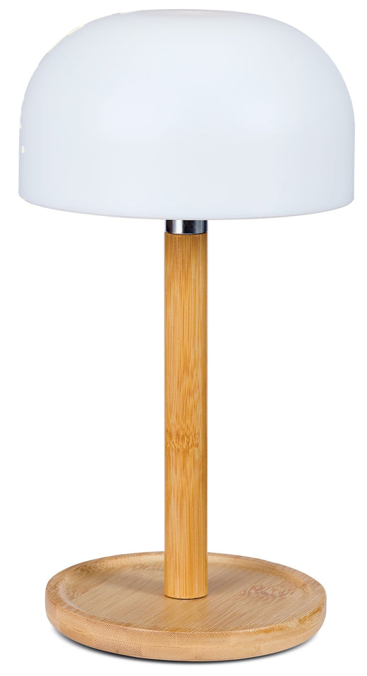 CANVAS Outdoor Rechargable Bamboo Mushroom Lamp, Multiple Colour Modes