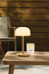 CANVAS Outdoor Rechargable Bamboo Mushroom Lamp, Multiple Colour Modes image 4