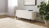 Canvas Picton Storage Bench, White image 3