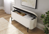 Canvas Picton Storage Bench, White image 4